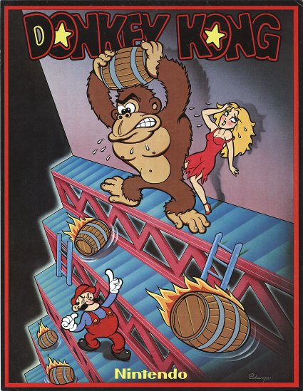 affiche de Donkey kong