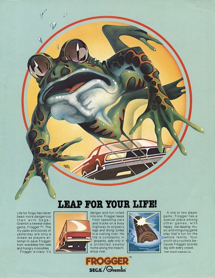 affiche de Frogger