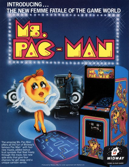 affiche de Ms pacman