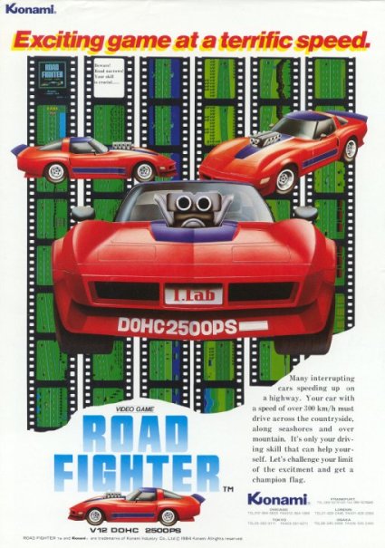 affiche de Road fighter