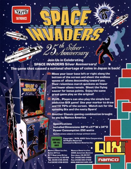 affiche de Space invaders